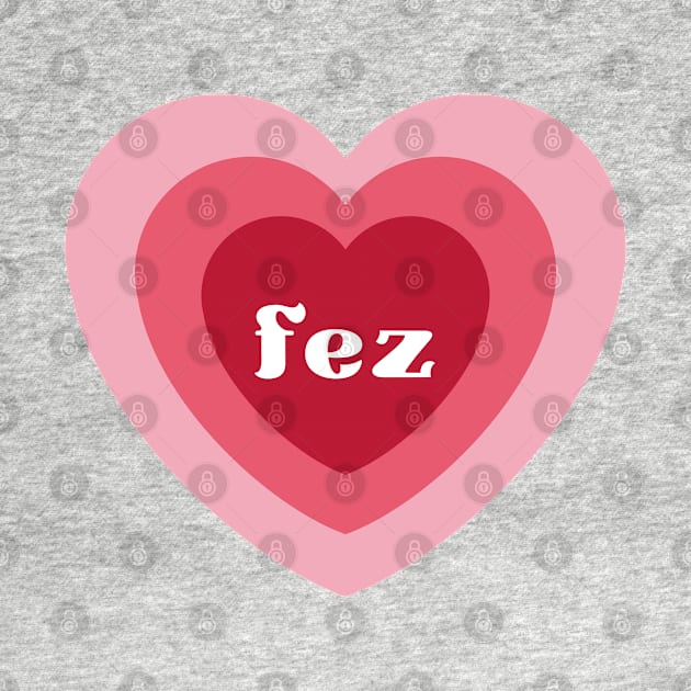 fez heart by little-axii